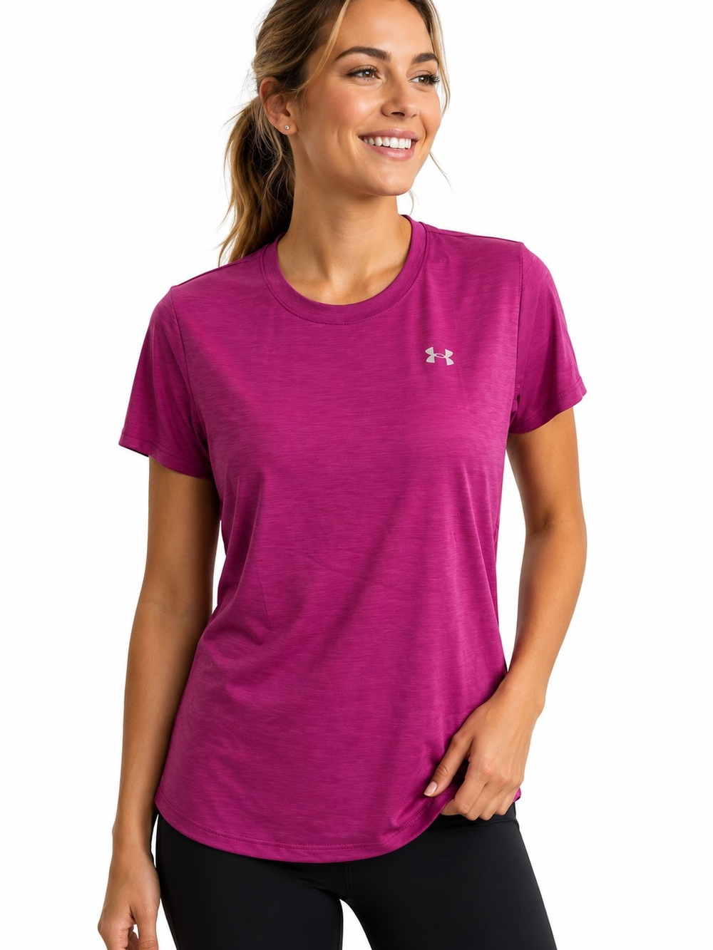 Under Armour Women's Berry Short Sleeve Performance Tee